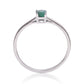Anillo de Plata con Esmeralda de Brasil