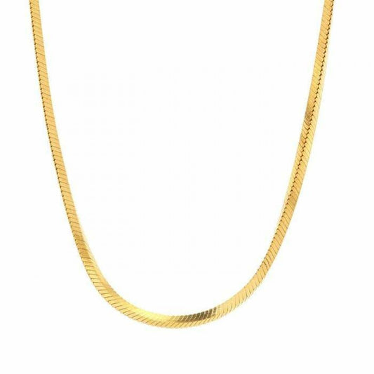 Cadena de Plata Bañada en Oro