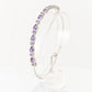 Brazalete de Plata con Amatista de Marruecos