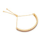 Pulsera de Plata Bañada en Oro con Rubí de Madagascar y Topacio Blanco