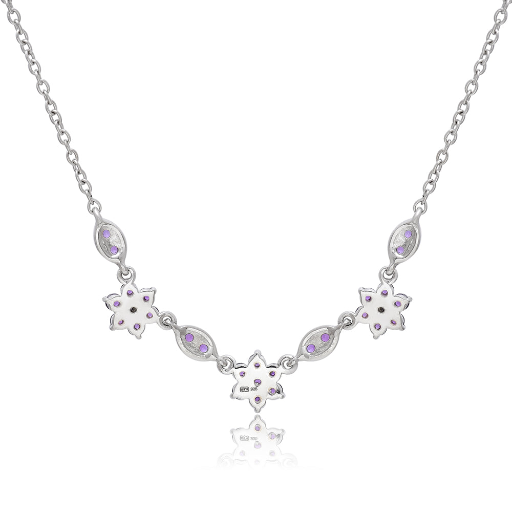 Collar de Plata con Amatista de Marruecos 2 