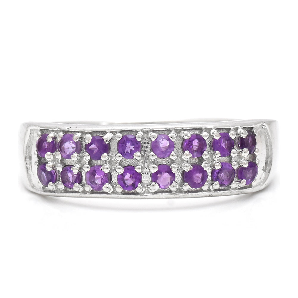 Anillo de Plata con Amatista de Marruecos 2 