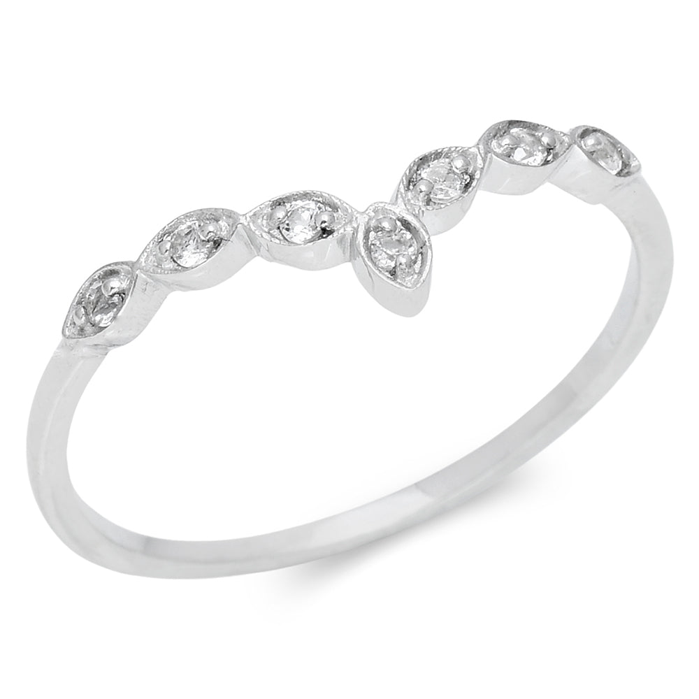 Conjunto de Plata con Amatista de Marruecos y Topacio Blanco ( Anillo ) 5 