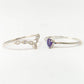 Conjunto de Plata con Amatista de Marruecos y Topacio Blanco ( Anillo )