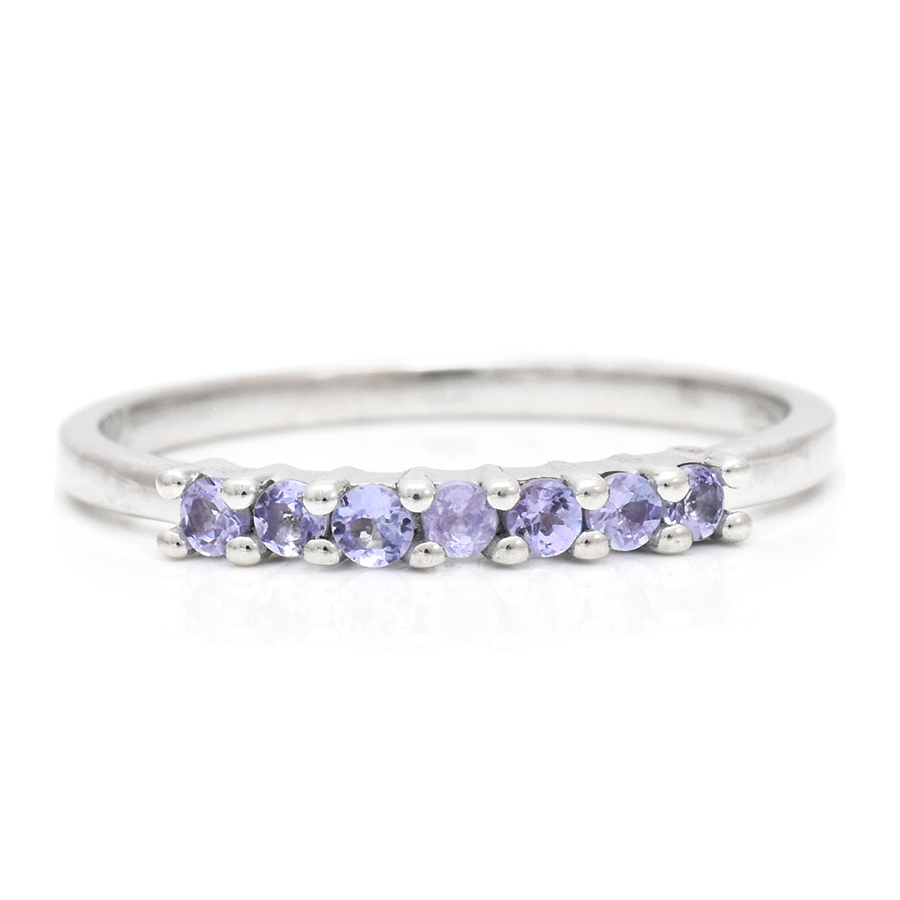 Anillo de Plata con Tanzanita AAA 2 