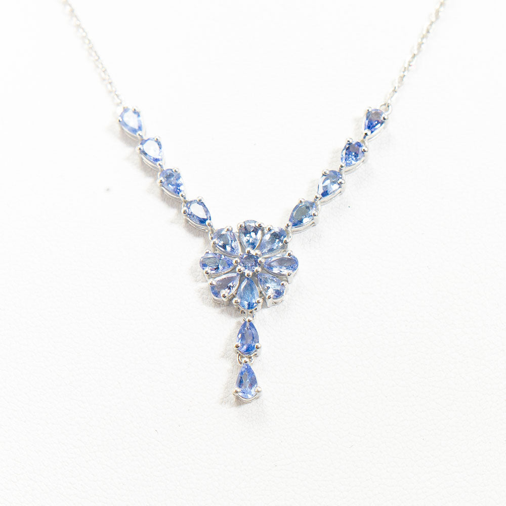 Collar de Plata con Tanzanita AAA 1 