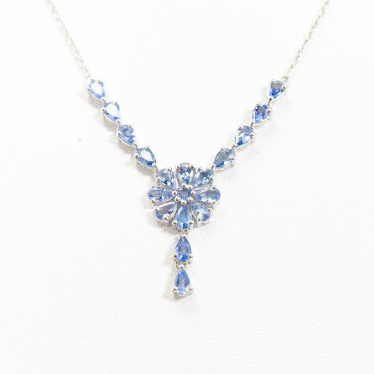 Collar de Plata con Tanzanita AAA