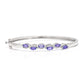 Brazalete de Plata con Tanzanita AAA