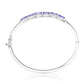 Brazalete de Plata con Tanzanita AAA