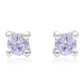 Pendientes de Plata con Tanzanita AAA