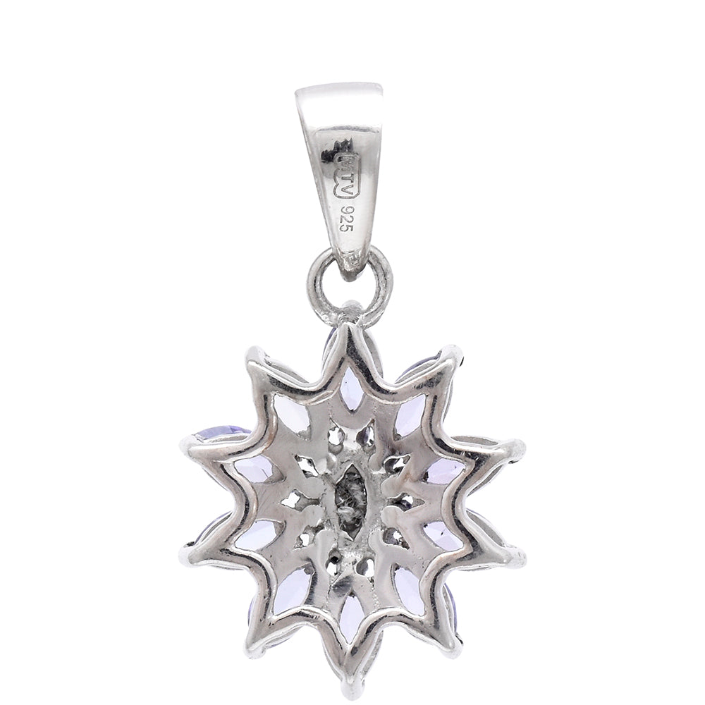 Colgante de Plata con Tanzanita AAA