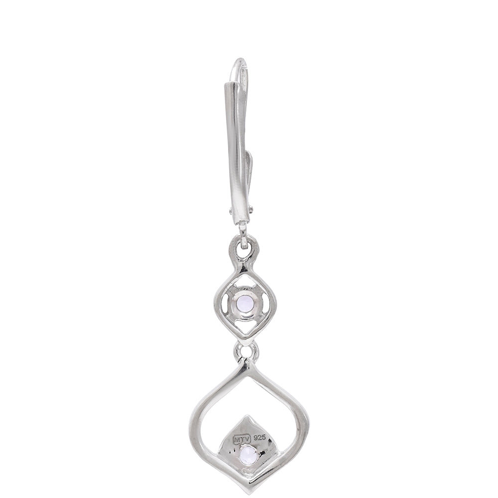 Pendientes de Plata con Tanzanita AAA 4 