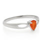 Anillo de Plata con Ágata Roja
