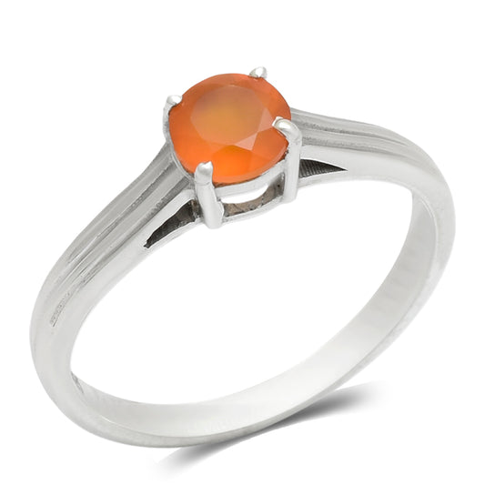 Anillo de Plata con Ágata Roja