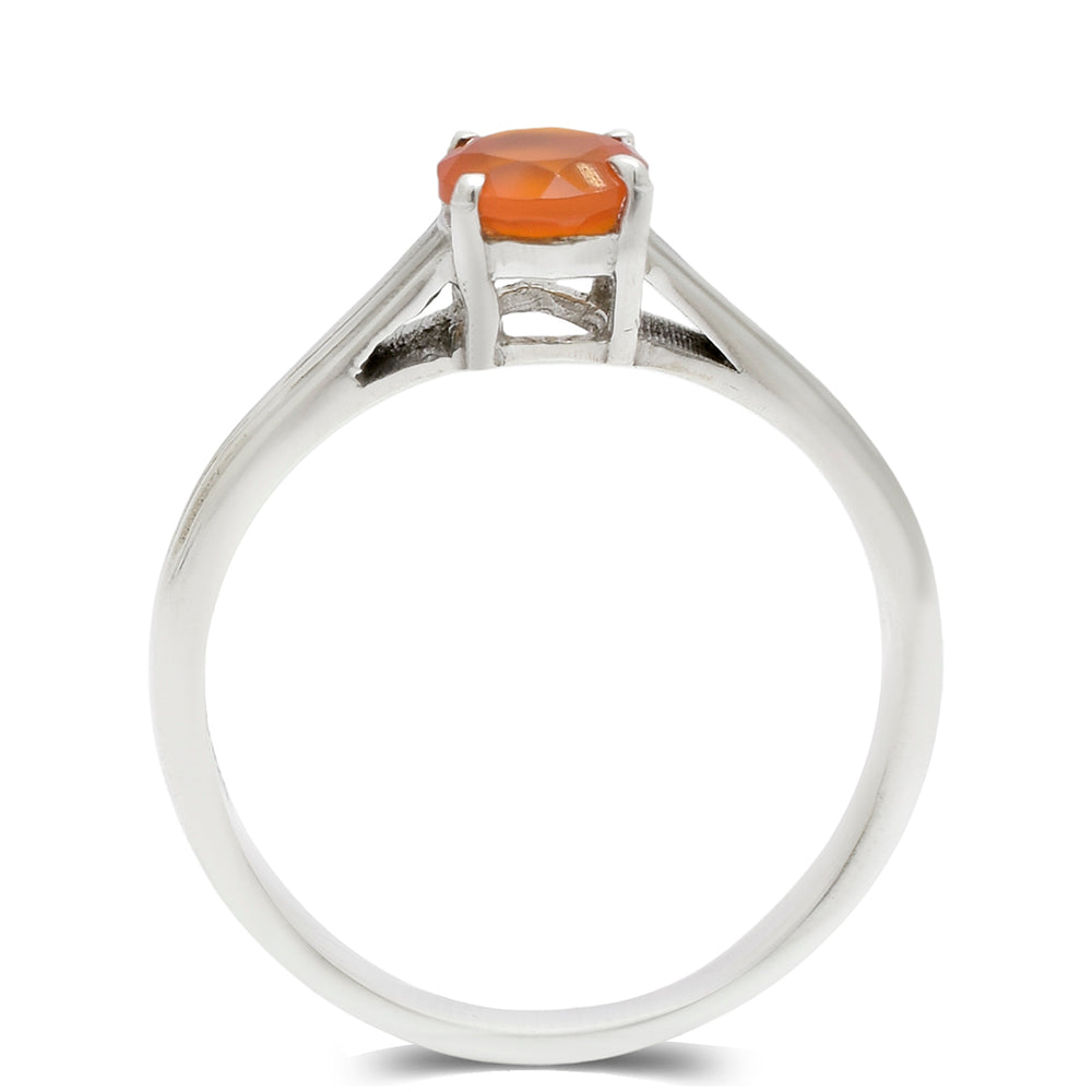 Anillo de Plata con Ágata Roja 3 