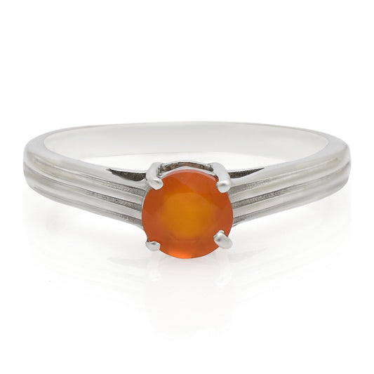 Anillo de Plata con Ágata Roja