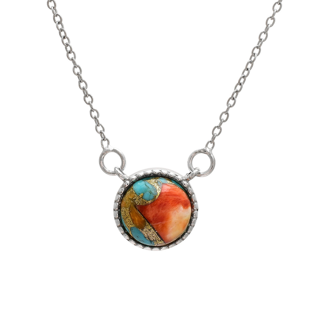 Collar de Plata con Turquesa Ostra 3 