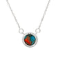 Collar de Plata con Turquesa Ostra