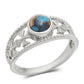 Anillo de Plata con Turquesa Ostra