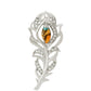 Broche de Plata con Turquesa Ostra
