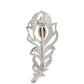 Broche de Plata con Turquesa Ostra