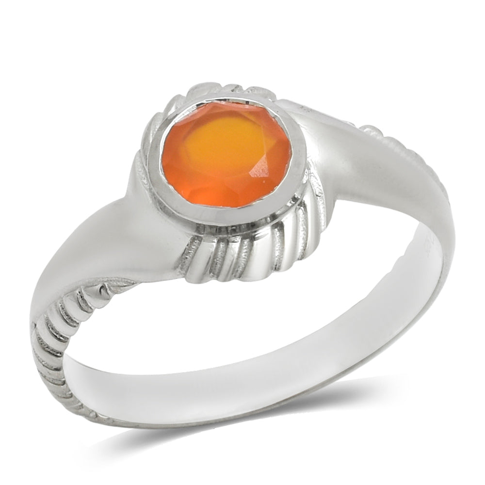 Anillo de Plata con Ágata Roja