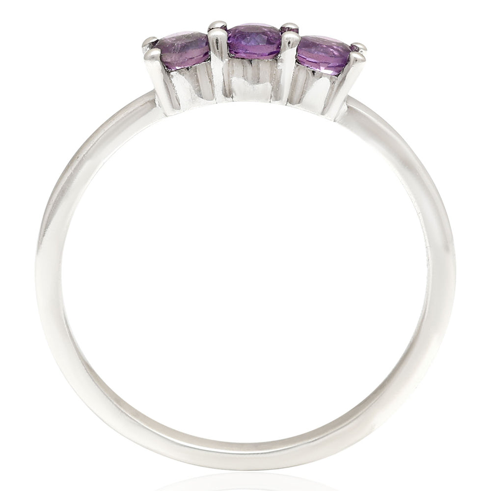 Anillo de Plata con Amatista de Brasil