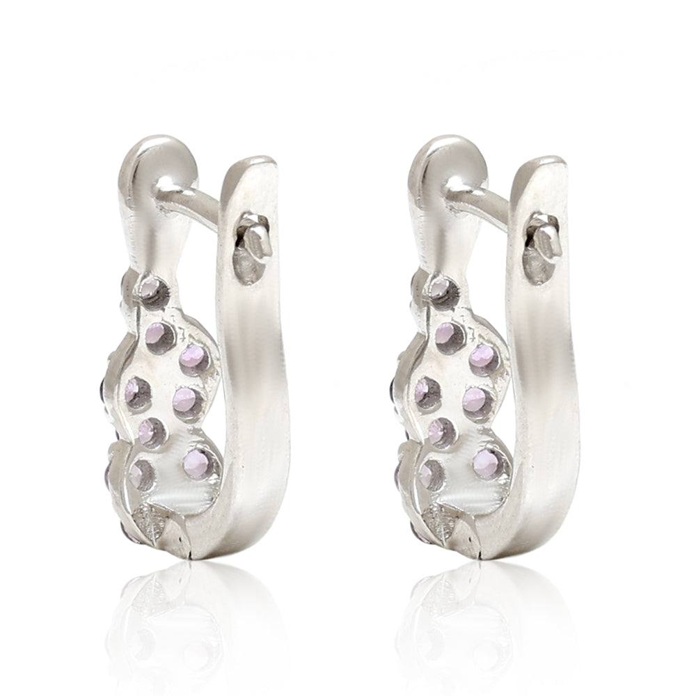 Pendientes de Plata con Amatista de Brasil 2 