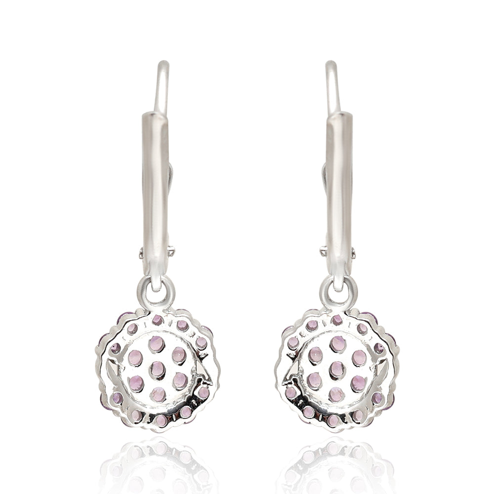 Pendientes de Plata con Amatista de Brasil