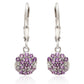Pendientes de Plata con Amatista de Brasil