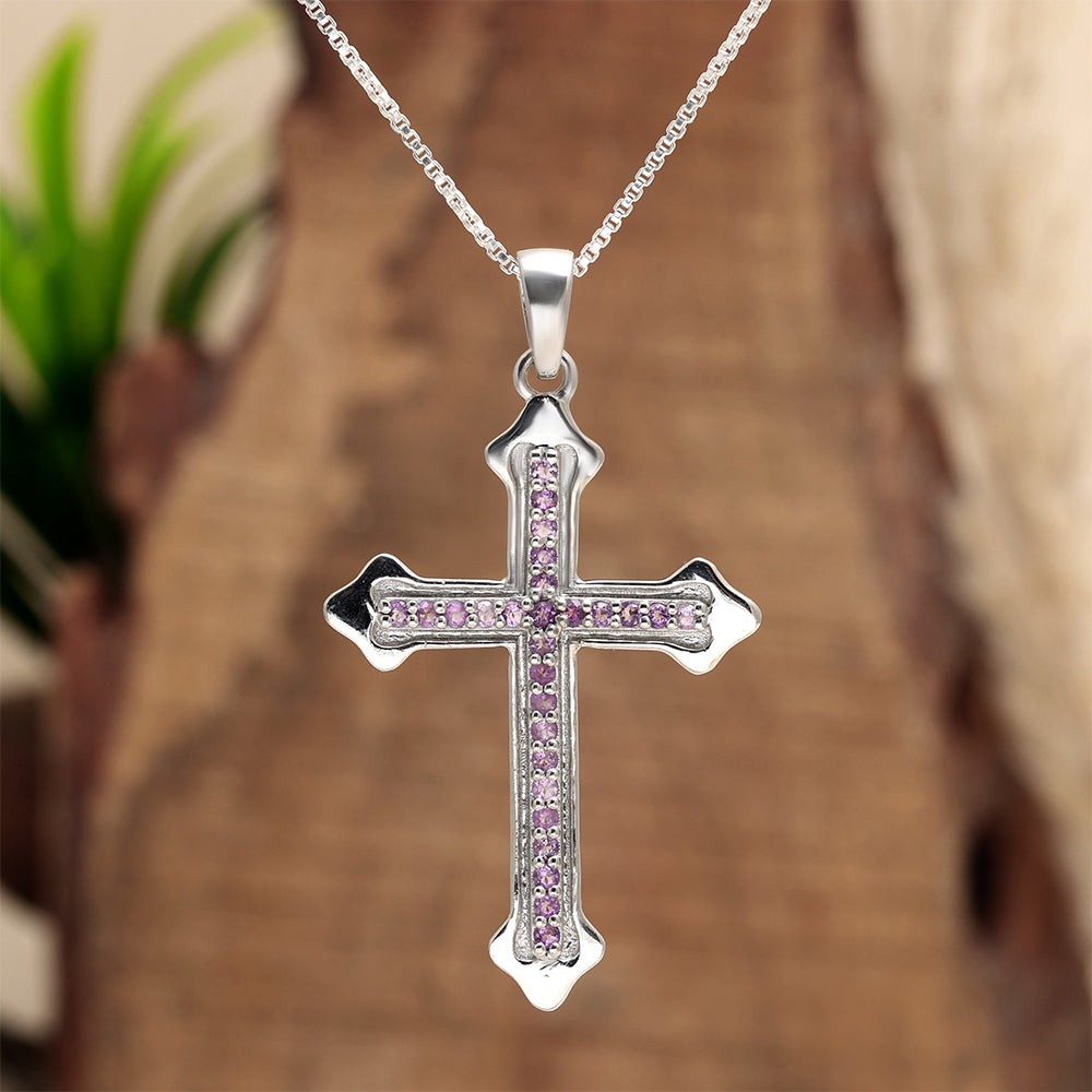 Colgante de Plata con Amatista de Brasil