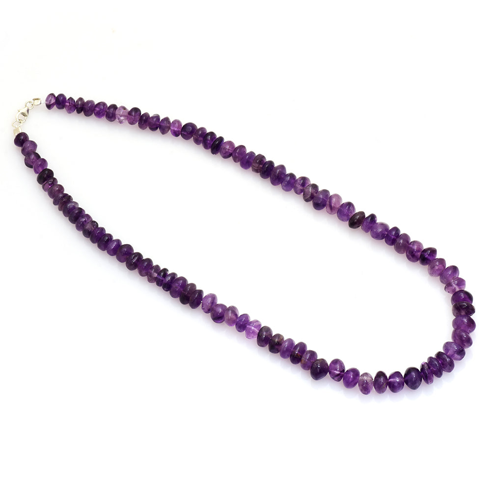 Collar de Plata con Amatista de Brasil 3 