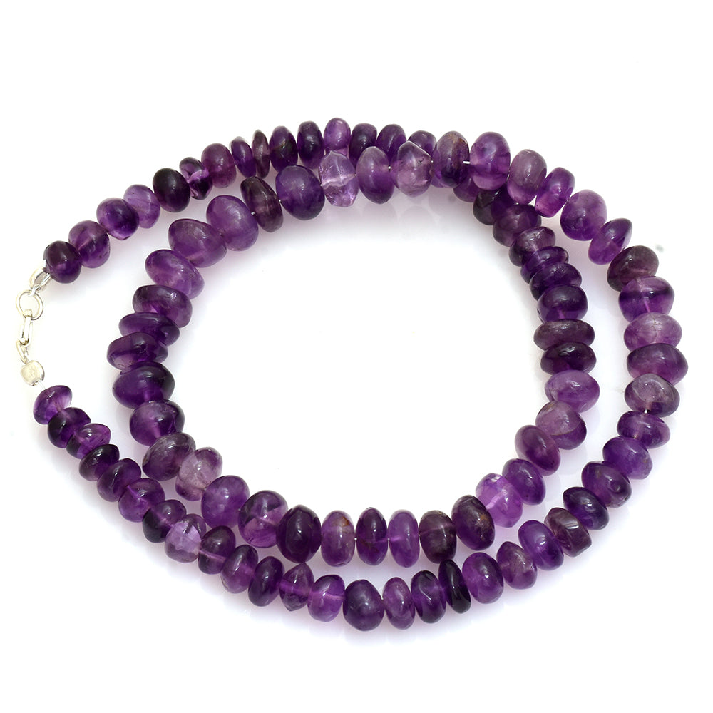 Collar de Plata con Amatista de Brasil 1 