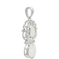 Colgante de Plata con Piedra Lunar Arco Iris