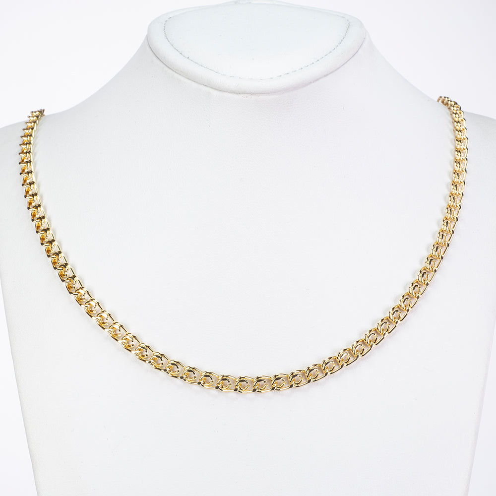 Conjunto de Aleación Bañado en Oro ( Collar +Pulsera ) 3 