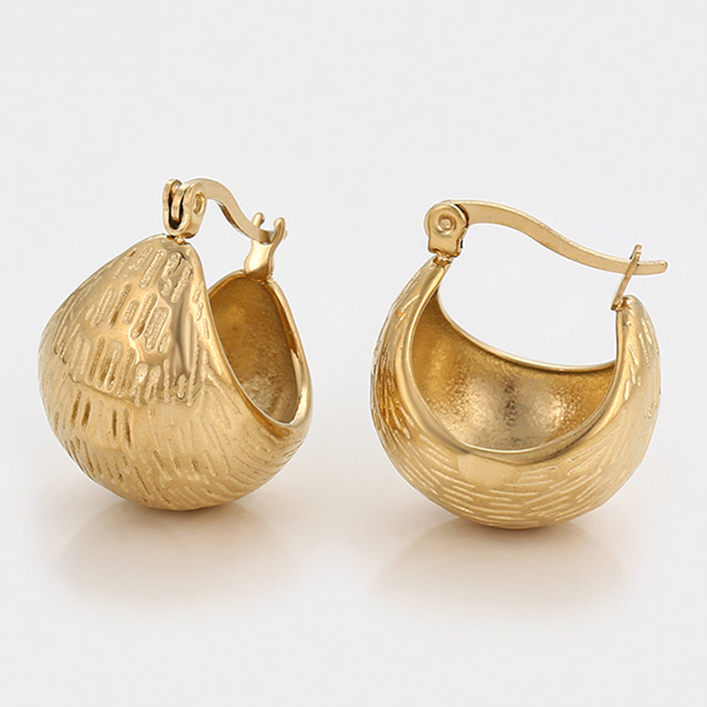 Pendientes de Aleación Bañado en Oro 5 