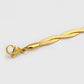 Pulsera de Aleación Bañado en Oro