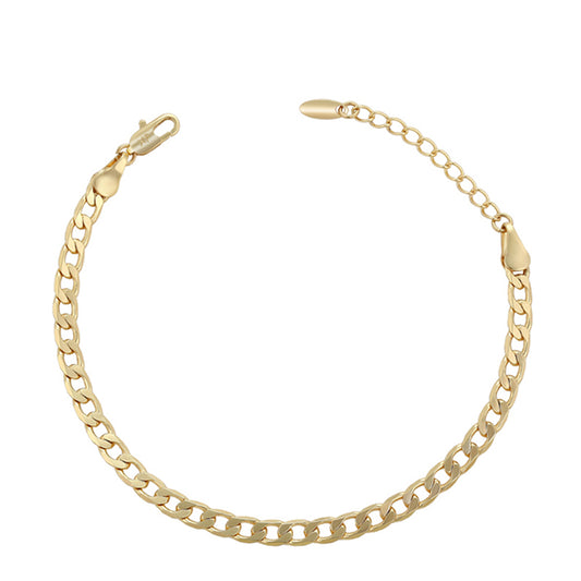 Pulsera de Aleación Bañado en Oro