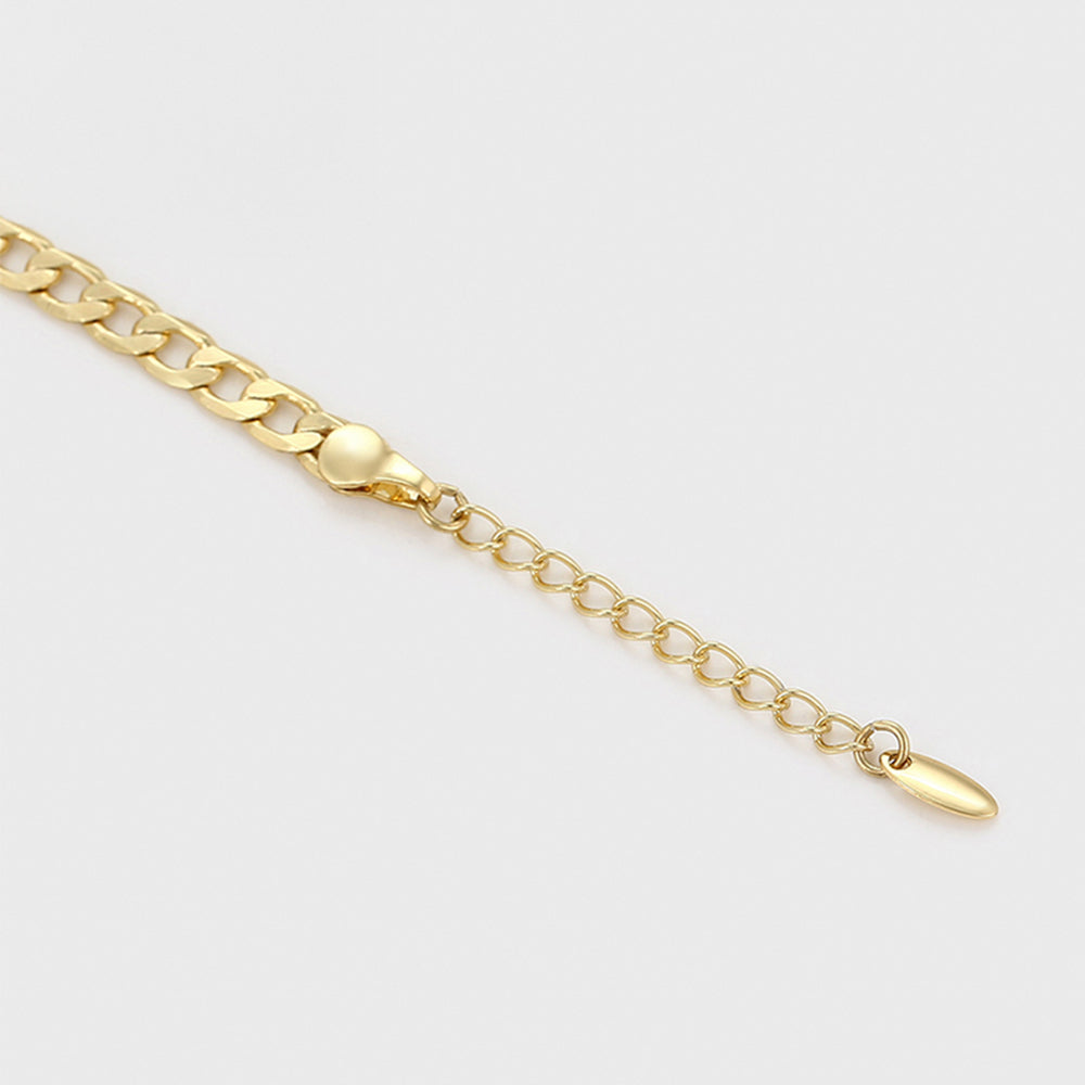 Pulsera de Aleación Bañado en Oro 6 