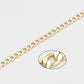 Pulsera de Aleación Bañado en Oro