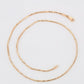 Cadena de Aleación Bañado en Oro ( Collar )