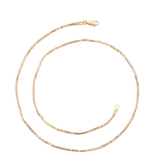 Cadena de Aleación Bañado en Oro ( Collar )