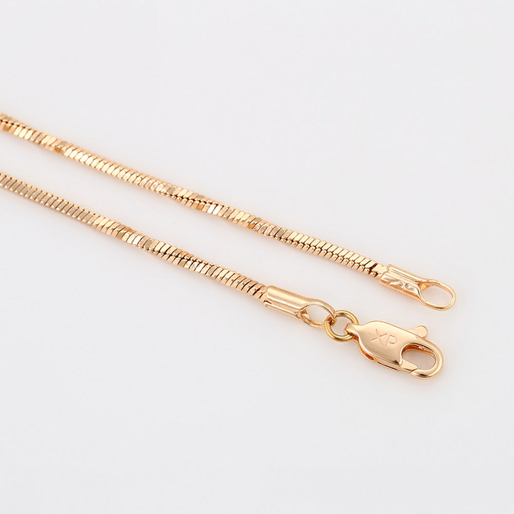 Cadena de Aleación Bañado en Oro ( Collar ) 8 