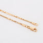 Cadena de Aleación Bañado en Oro ( Collar )