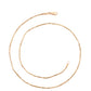 Cadena de Aleación Bañado en Oro ( Collar )
