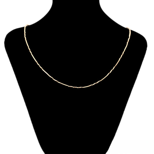 Cadena de Aleación Bañado en Oro ( Collar )