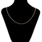 Cadena de Aleación Bañado en Oro ( Collar )