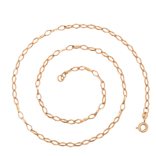 Cadena de Aleación Bañado en Oro ( Collar )