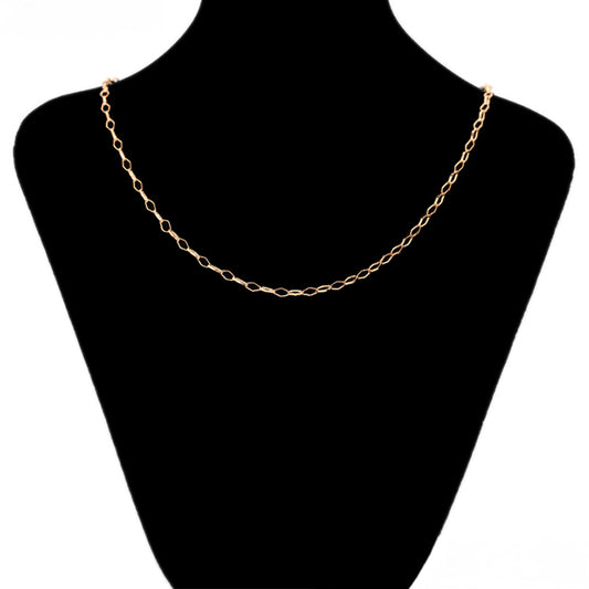 Cadena de Aleación Bañado en Oro ( Collar )