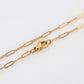 Cadena de Aleación Bañado en Oro ( Collar )